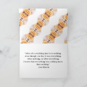 Dahlia en Jose Hierro Kaart (Binnen)