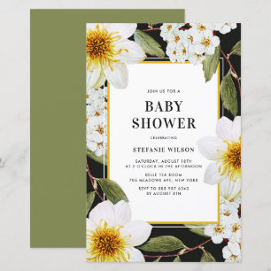 Dahlia en Spirea Botanisch Baby shower