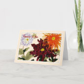 Dahlia, Fanicals Note Card - Greeting aanpassen Bedankkaart (Voorkant)
