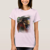 Dahlia Floral Painting T-shirt (Voorkant)