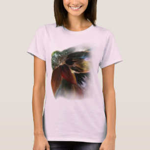Dahlia Floral Painting T-shirt
