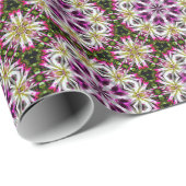 Dahlia Flower Abstract Pattern Cadeaupapier (Rol Hoek)