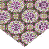 Dahlia Flower Abstract Pattern      Korte Tafelloper (Hoek)