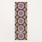 Dahlia Flower Abstract Pattern Personalized Yogamat (Voorkant)