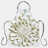 Dahlia flower apron schort (Voorkant)