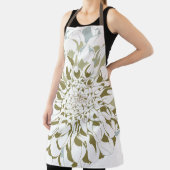 Dahlia flower apron schort (Insitu)