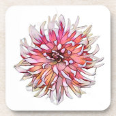 DAHLIA FLOWER BIER ONDERZETTER (Voorkant)