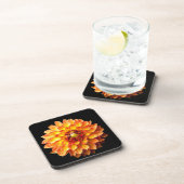 Dahlia flower bier onderzetter (Rechterzijde)