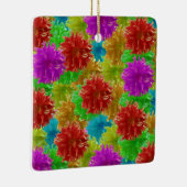 Dahlia Flower Blast Keramisch Ornament (Rechts)