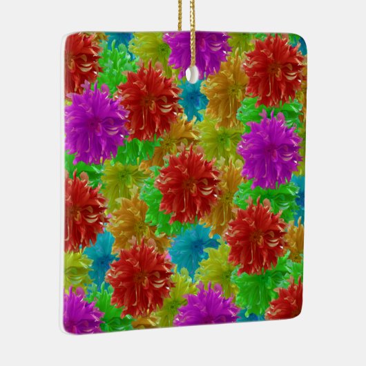 Dahlia Flower Blast Keramisch Ornament (Rechts)