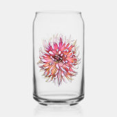 DAHLIA FLOWER BLIKVORM GLAS (Achterkant)