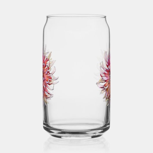 DAHLIA FLOWER BLIKVORM GLAS (Rechts)