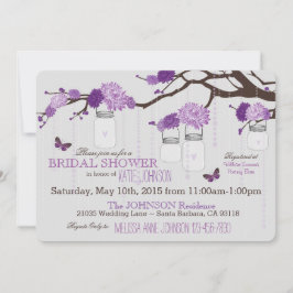 Dahlia Flower Branch Modern Vrijgezellenfeest Kaart