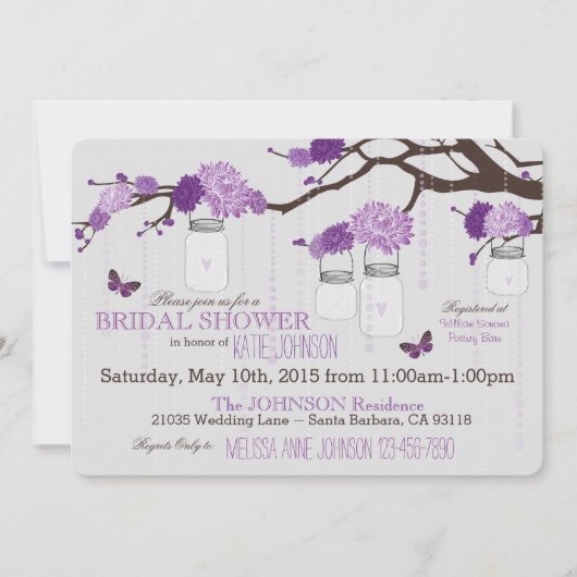 Dahlia Flower Branch Modern Vrijgezellenfeest Kaart (Voorkant)