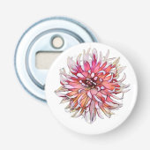 DAHLIA FLOWER BUTTON FLESOPENER (Voorkant)