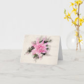 Dahlia flower Card Kaart (Gele Bloem)
