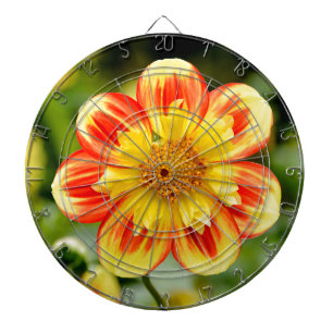 Dahlia flower dartbord