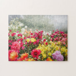 Dahlia Flower Field Legpuzzel