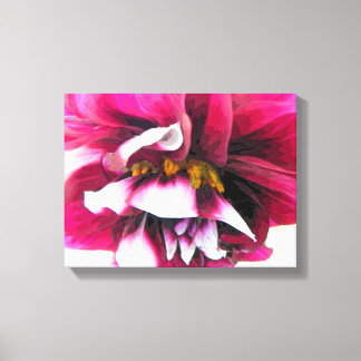 Dahlia Flower Fun Canvas Afdruk