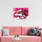 Dahlia Flower Fun Canvas Afdruk (Insitu (Woonkamer))