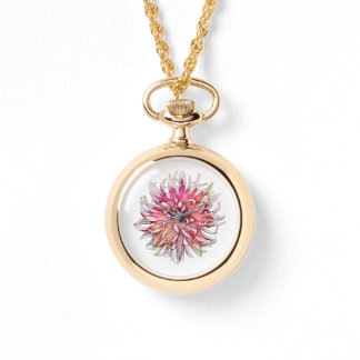 DAHLIA FLOWER HORLOGE