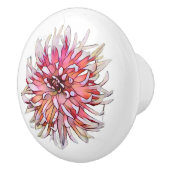 DAHLIA FLOWER KERAMISCHE KNOP (Rechts)