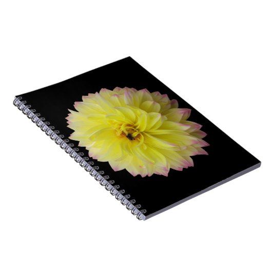 Dahlia Flower Notitieboek (Rechterzijde)