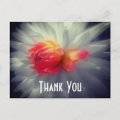 Dahlia Flower Partial Color Hartelijk dank Briefkaart (Voorkant)