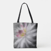 Dahlia Flower Partial Color Tote Bag (Achterkant)