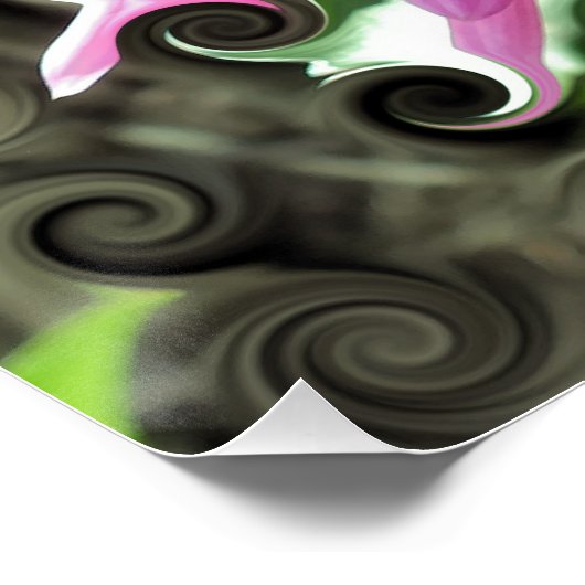 DAHLIA FLOWER POSTER (Hoek)