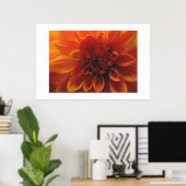 Dahlia Flower Poster (Thuiskantoor)