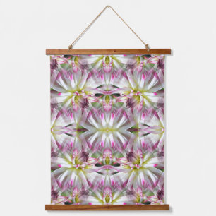 Dahlia Flower Power Abstracte Natuur Hangend Wandkleed