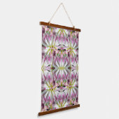Dahlia Flower Power Abstracte Natuur Hangend Wandkleed (Gebogen)