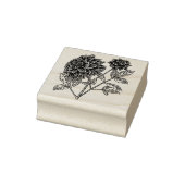 Dahlia Flower Rubber Stamp Rubberstempel (Stempel)