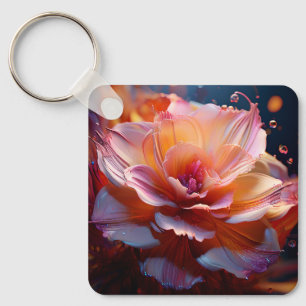 Dahlia Flower Sleutelhanger