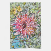 DAHLIA FLOWER THEEDOEK (Verticaal)