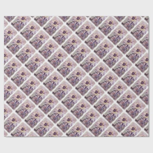 DAHLIA FLOWER WRAPPING PAPIER (Vlak)