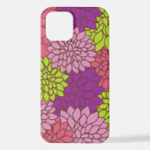 Dahlia Flowers, Colorful Flowers, Floral Pattern iPhone Hoesje (Achterkant)