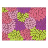 Dahlia Flowers, Colorful Flowers, Floral Pattern Tafelkleed (Voorkant (Horizontaal))