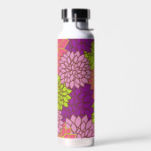 Dahlia Flowers, Colorful Flowers, Floral Pattern Waterfles (Links)