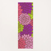 Dahlia Flowers, Colorful Flowers, Floral Pattern Yogamat (Voorkant)