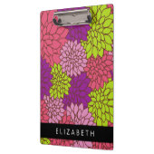 Dahlia Flowers, Colorful Flowers, Jouw naam Klembord (Links)