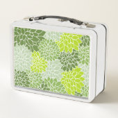 Dahlia Flowers, Flowers Pattern, Green Dahlia (Achterkant)