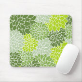 Dahlia Flowers, Flowers Pattern, Green Dahlia Muismat (Met muis)