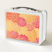 Dahlia Flowers, Flowers Pattern, Oranje Dahlia (Achterkant)