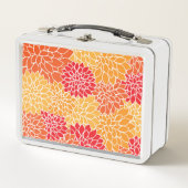 Dahlia Flowers, Flowers Pattern, Oranje Dahlia (Voorkant)