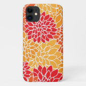 Dahlia Flowers, Flowers Pattern, Oranje Dahlia Case-Mate iPhone Case (Achterkant)