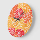 Dahlia Flowers, Flowers Pattern, Oranje Dahlia Grote Klok (Hoek)