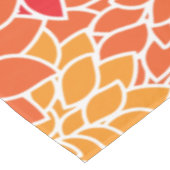 Dahlia Flowers, Flowers Pattern, Oranje Dahlia Tafelkleed (Gekanteld)