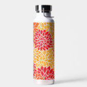 Dahlia Flowers, Flowers Pattern, Oranje Dahlia Waterfles (Links)